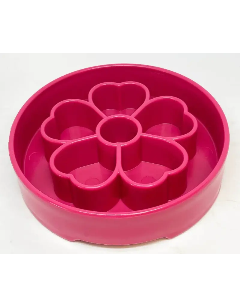 SodaPup SodaPup Enrichment Bowl | Flower Bowl Pink