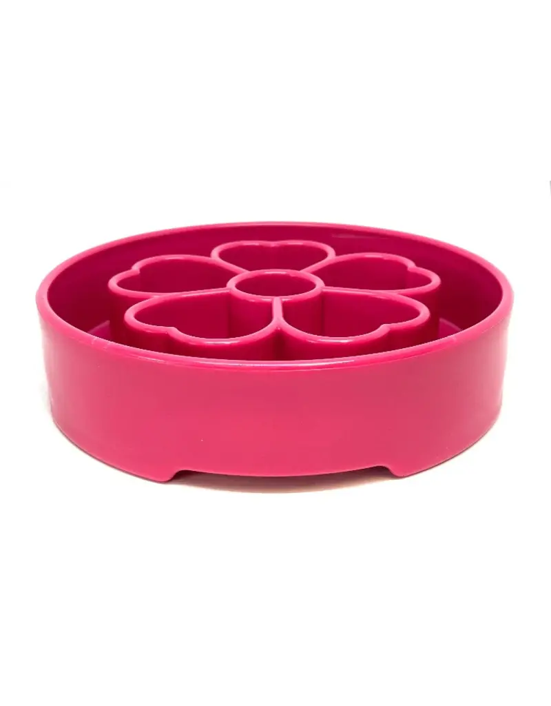 SodaPup SodaPup Enrichment Bowl | Flower Bowl Pink