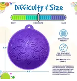 SodaPup SodaPup Enrichment Feeder | Garden of Eatin' Tipsy Bowl Purple