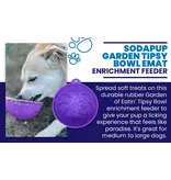 SodaPup SodaPup Enrichment Feeder | Garden of Eatin' Tipsy Bowl Purple