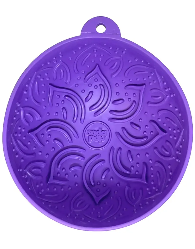 SodaPup SodaPup Enrichment Feeder | Garden of Eatin' Tipsy Bowl Purple