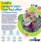 SodaPup SodaPup Enrichment Feeder | Garden of Eatin' Tipsy Bowl Green