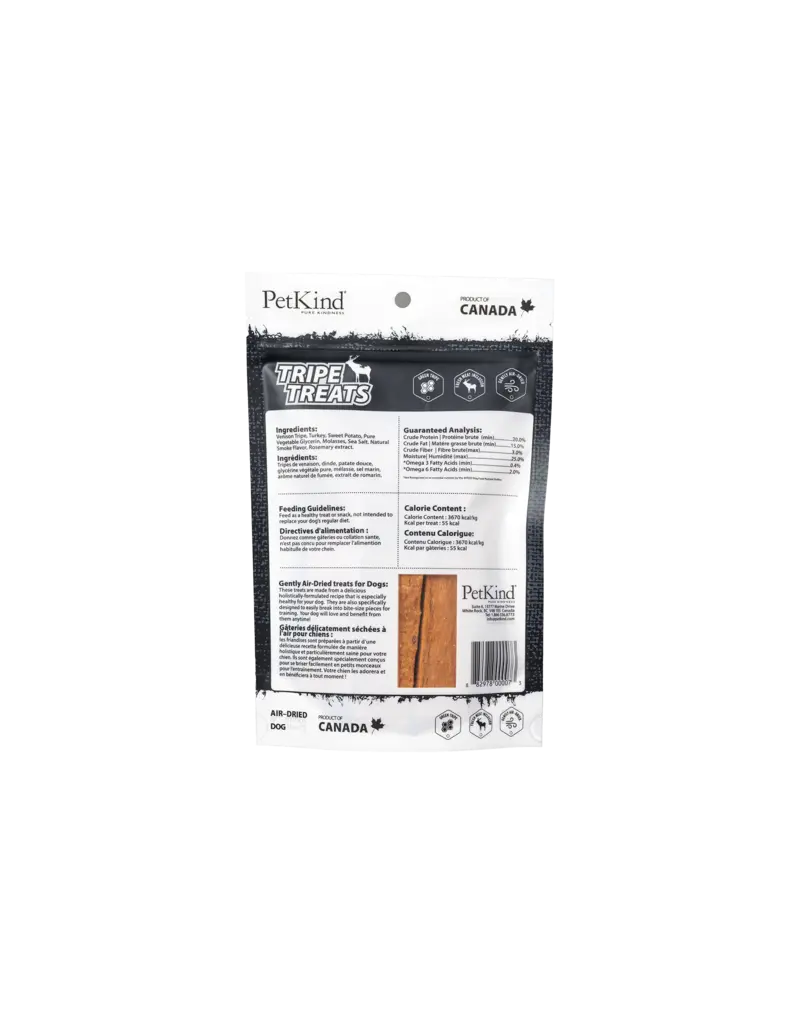 Petkind PetKind Dog Jerky Treats | Venison Tripe 6 oz