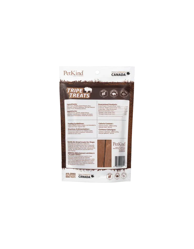 Petkind PetKind Dog Jerky Treats | Bison Tripe 6 oz