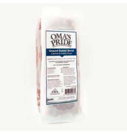 Oma's Pride Oma's Pride Raw Frozen Pet Food | Ground Rabbit Blend 1 lb CASE/6 (*Frozen Products for Local Delivery or In-Store Pickup Only. *)
