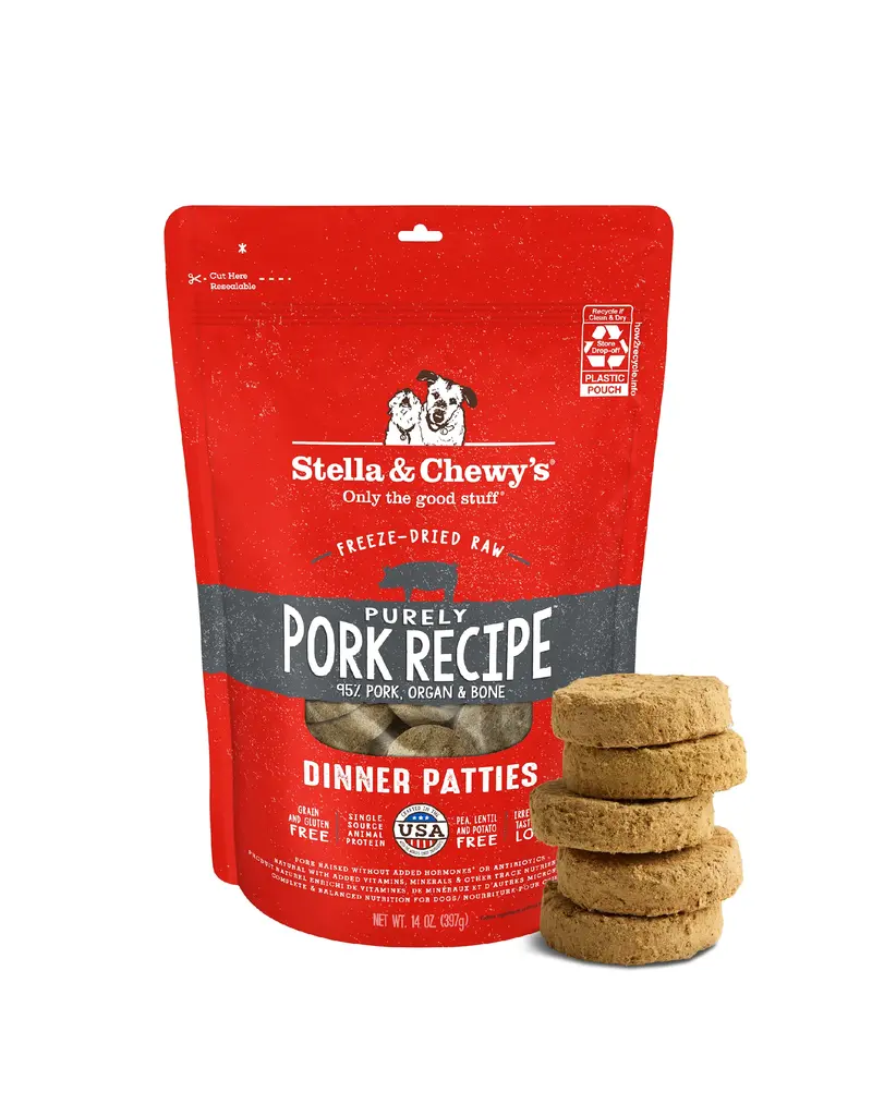 Stella & Chewy's Stella & Chewy's Freeze Dried Dog Food | Purely Pork Dinner 14 oz