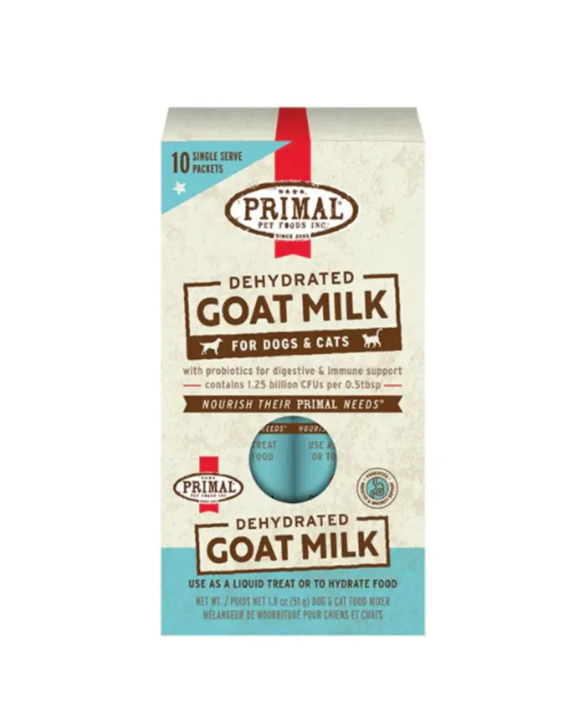Primal Pet Foods Primal Pet Food | Dehydrated Goat Milk Single Serve Packets 0.18 oz