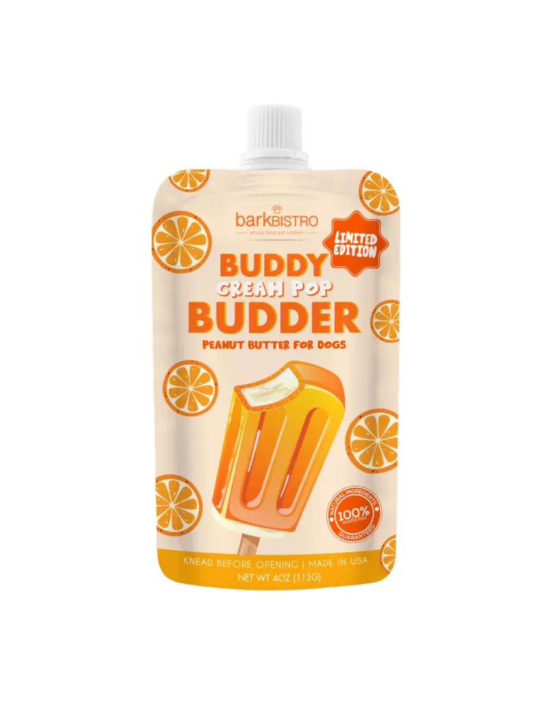 Bark Bistro Bark Bistro Buddy Budder | Cream Pop Peanut Butter 4 oz Pouch
