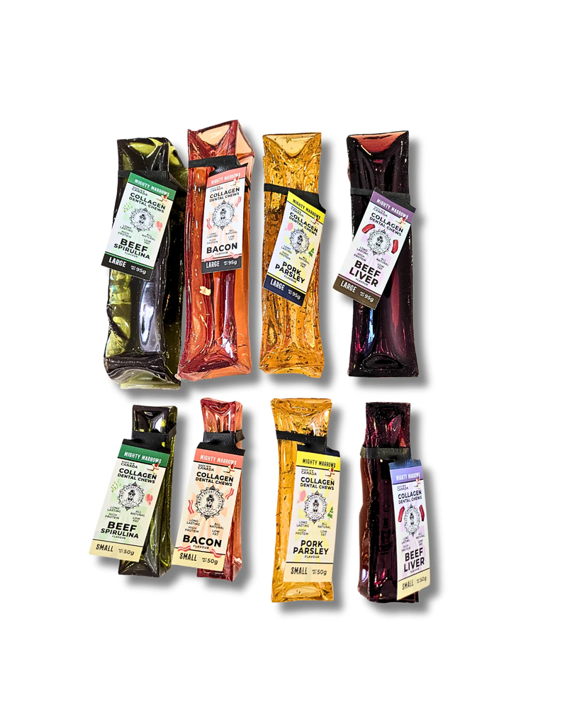 Wag & Bright Supply Co Wag & Bright Dental | Collagen Chew Beef Spirulina Flavor Large 95 g