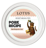 Lotus Natural Pet Food Lotus Frozen Raw Cat Food | Vegetarian Fed Pork 25 oz CASE/8 (*Frozen Products for Local Delivery or In-Store Pickup Only. *)