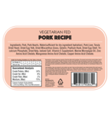 Lotus Natural Pet Food Lotus Frozen Raw Cat Food | Vegetarian Fed Pork 25 oz CASE/8 (*Frozen Products for Local Delivery or In-Store Pickup Only. *)