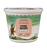 Lotus Natural Pet Food Lotus Frozen Raw Cat Food | Vegetarian Fed Pork 25 oz CASE/8 (*Frozen Products for Local Delivery or In-Store Pickup Only. *)