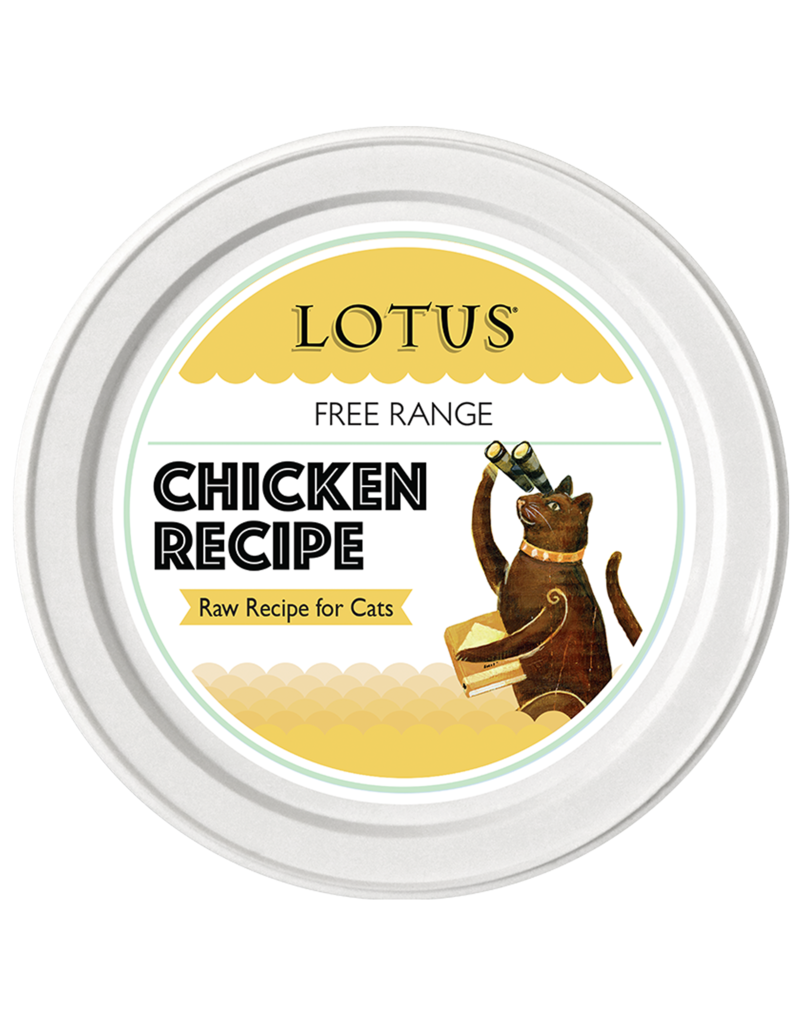 Lotus Natural Pet Food Lotus Frozen Raw Cat Food | Free Range Chicken 25 oz CASE/8 (*Frozen Products for Local Delivery or In-Store Pickup Only. *)