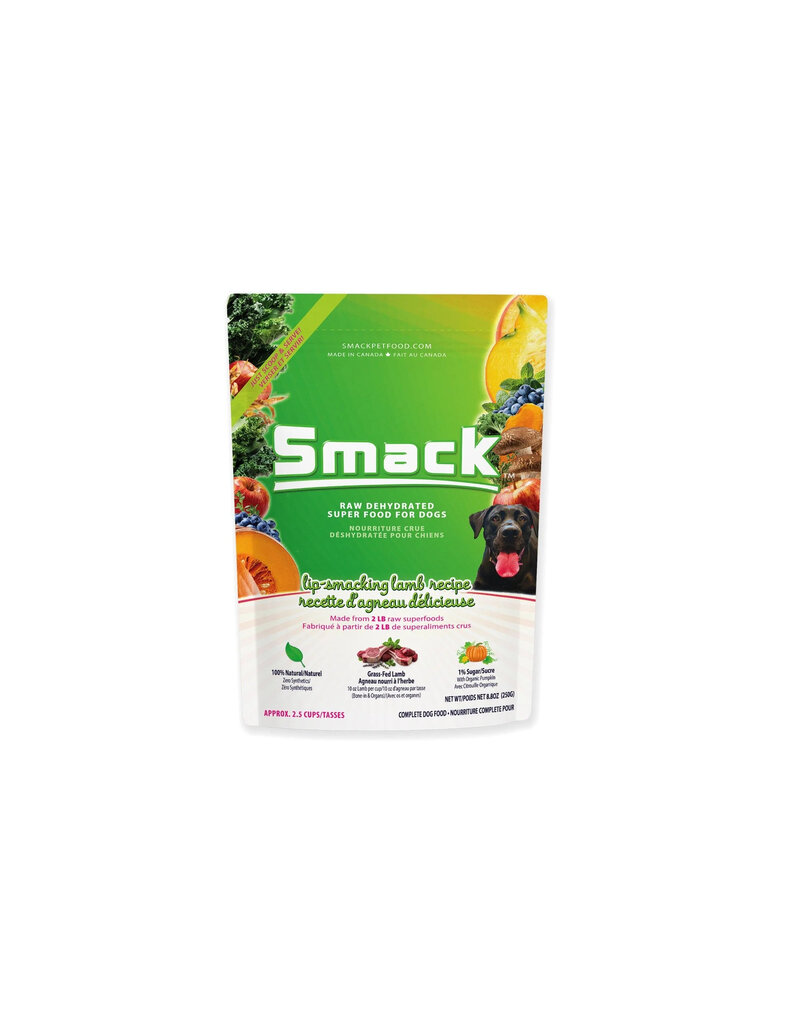 Smack Smack Pet Food Dehydrated for Dogs | Lip Smacking Lamb 8.8 oz