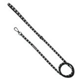 Little Kitty Co. Little Kitty Co. Cat Leash | 1/2" Baddest of Them All Black 5 ft