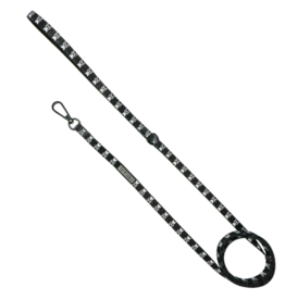 Little Kitty Co. Little Kitty Co. Cat Leash | 1/2" Baddest of Them All Black 5 ft