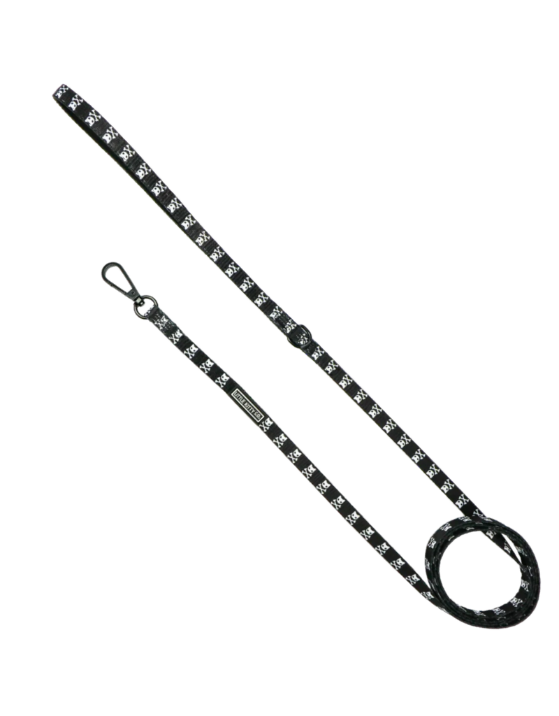 Little Kitty Co. Little Kitty Co. Cat Leash | 1/2" Baddest of Them All Black 5 ft