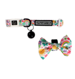 Little Kitty Co. Little Kitty Co. Collar & Bowtie | 1/2" Follow the Rainbow Small