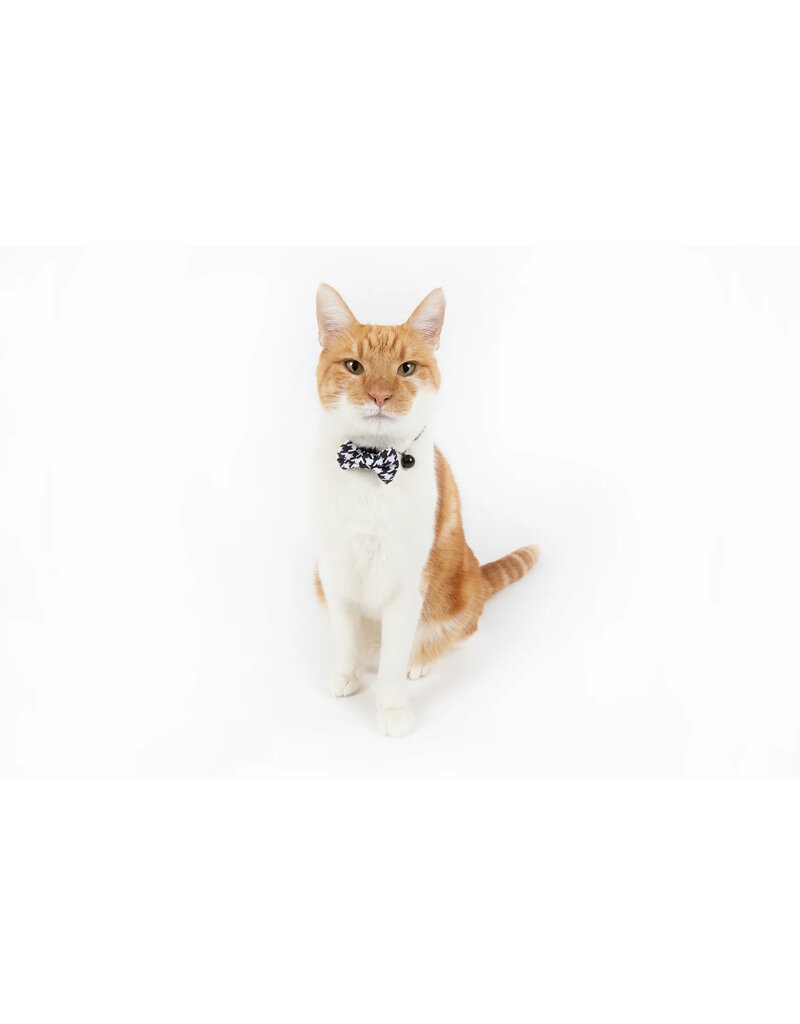 Little Kitty Co. Little Kitty Co. Collar & Bowtie | 1/2" Catstooth Small