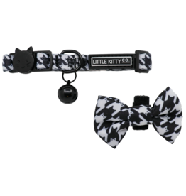 Little Kitty Co. Little Kitty Co. Collar & Bowtie | 1/2" Catstooth Small