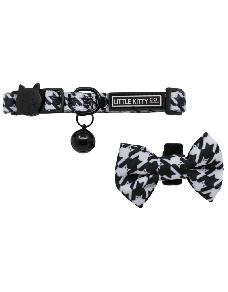 Little Kitty Co. Little Kitty Co. Collar & Bowtie | 1/2" Catstooth Small