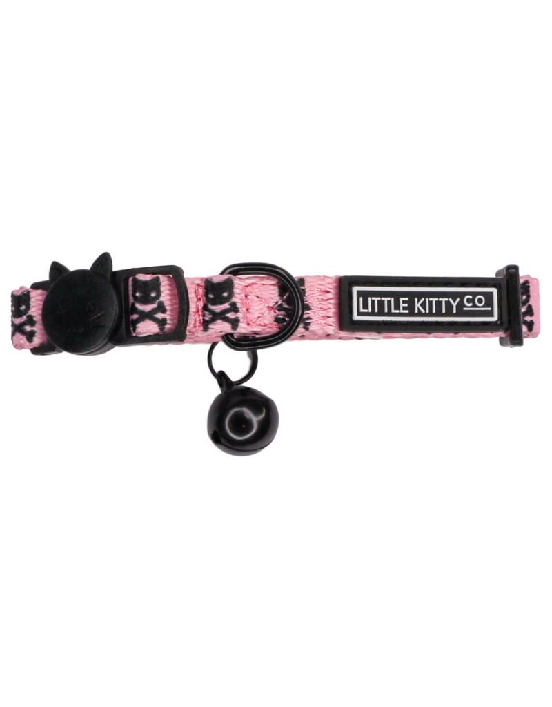 Little Kitty Co. Little Kitty Co. Collar & Bowtie | 1/2" Prettiest of Them All Pink Small