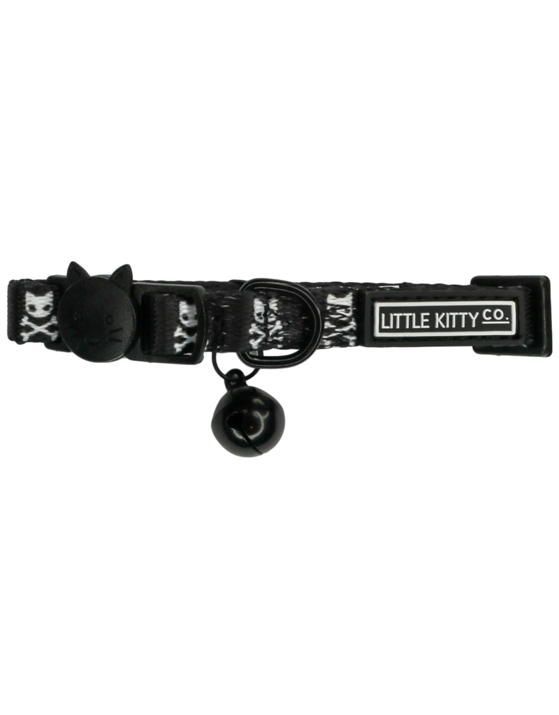Little Kitty Co. Little Kitty Co. Collar & Bowtie | 1/2" Baddest of Them All Black Small