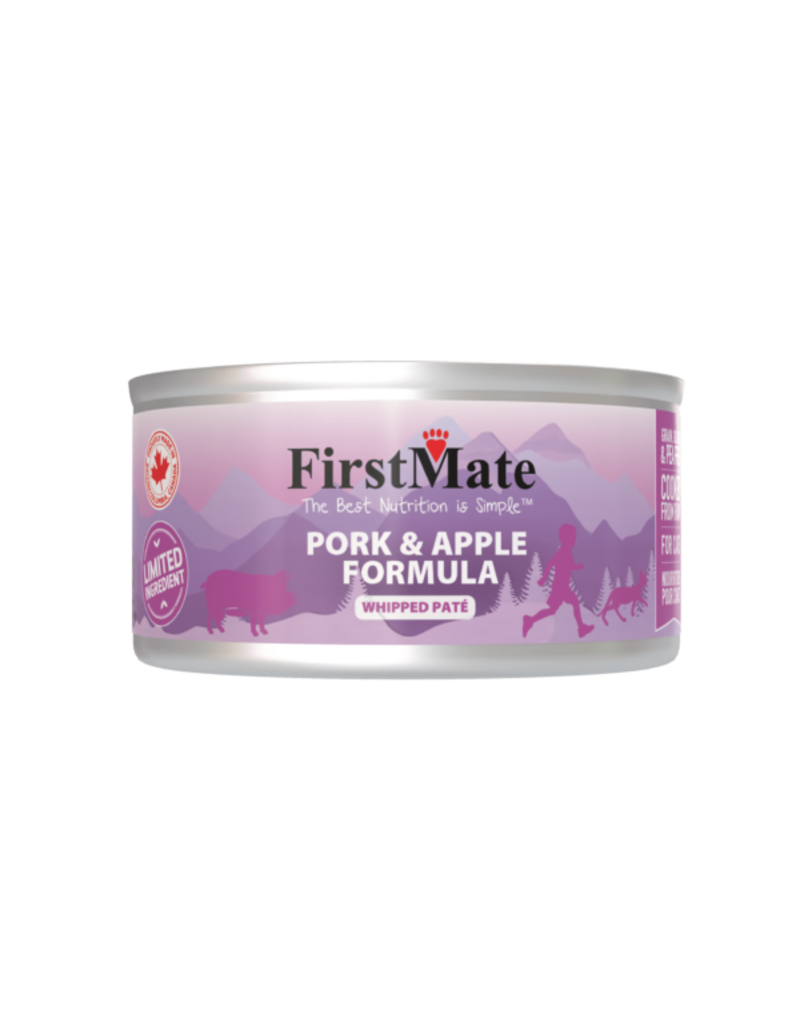 Firstmate FirstMate LID Canned Cat Food | Pork & Apple 5.5 oz CASE