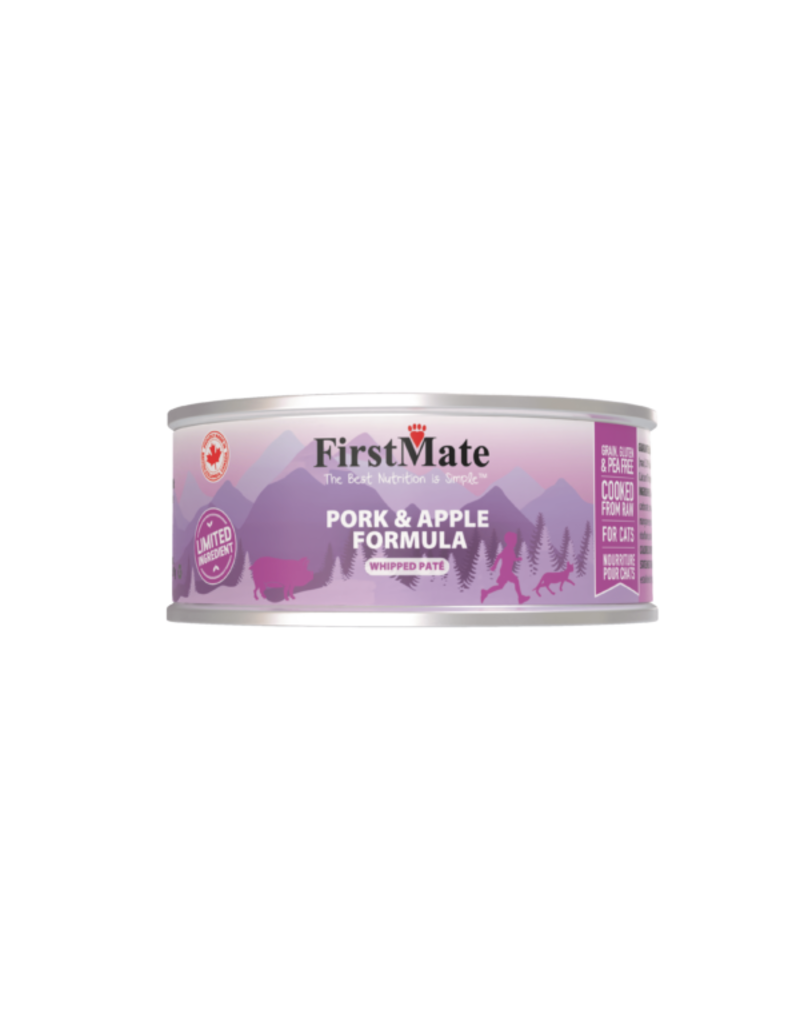 Firstmate FirstMate LID Canned Cat Food | Pork & Apple 3.2 oz CASE