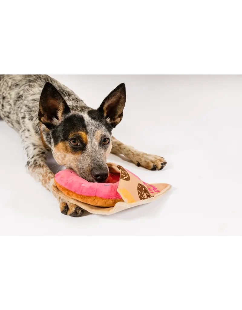 PLAY P.L.A.Y. Plush Dog Toys Cafe Collection | Doughboy Donut