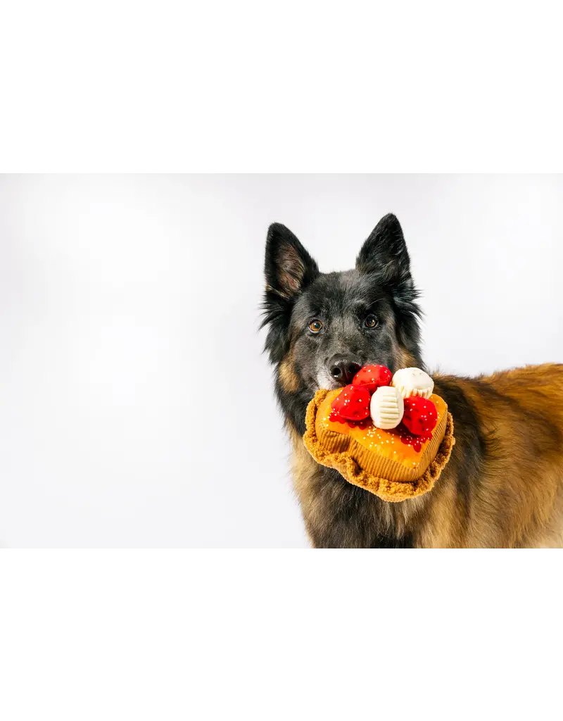 PLAY P.L.A.Y. Plush Dog Toys IHOP Collection | French Toast Small