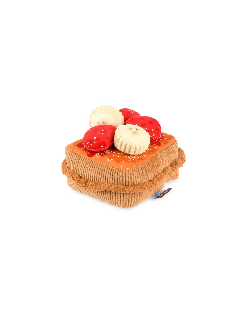 PLAY P.L.A.Y. Plush Dog Toys IHOP Collection | French Toast Small