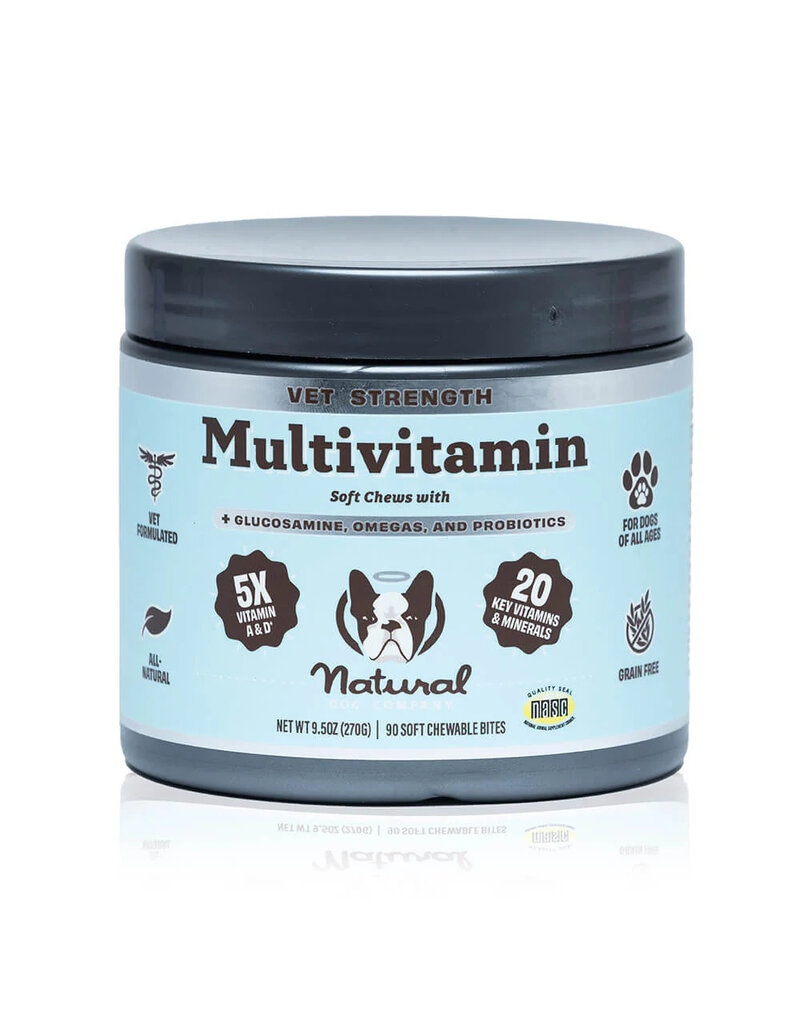 Natural Dog Company Natural Dog Company Supplements | Vet Strength Multivitamin Soft Chews 90 ct