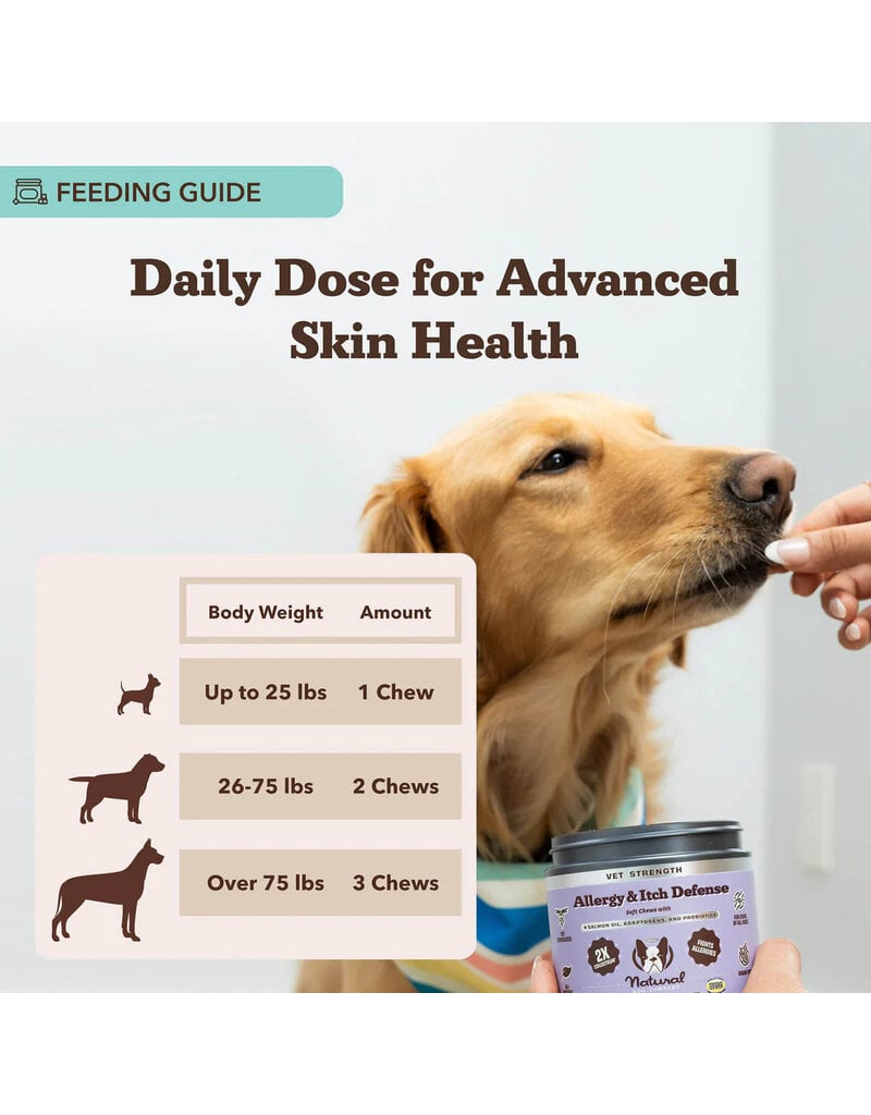 Natural Dog Company Natural Dog Company Supplements | Vet Strength Aller-Immune Soft Chews 90 ct