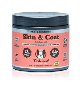 Natural Dog Company Natural Dog Company Supplements | Vet Strength Skin & Coat Soft Chews 90 ct