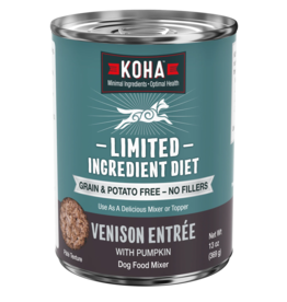 Koha Koha Canned Dog Food | Venison Recipe 13 oz single