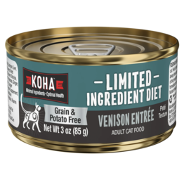 Koha Koha Canned Cat Food | Venison Pate 3 oz CASE