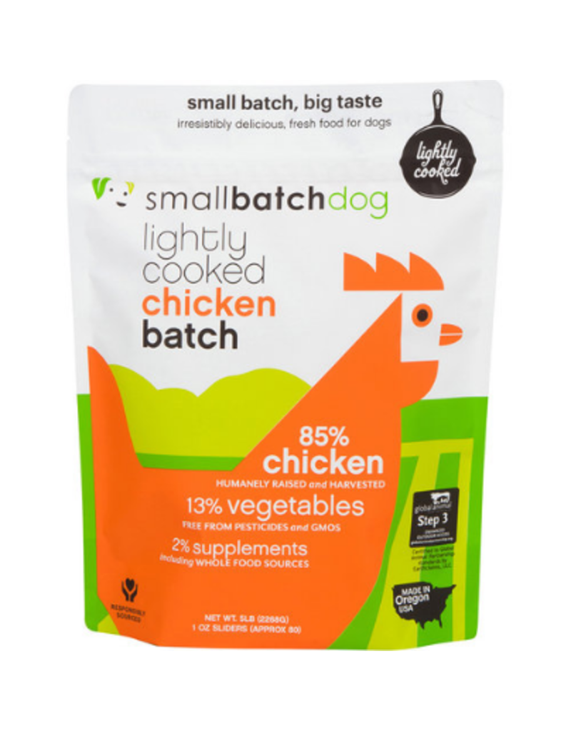 Smallbatch Pets Smallbatch Frozen Dog Food Lightly Cooked | Chicken 5 lbs (*Frozen Products for Local Delivery or In-Store Pickup Only. *)
