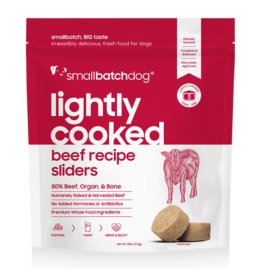 Smallbatch Pets Smallbatch Frozen Dog Food Lightly Cooked | CASE Beef 5 lbs (*Frozen Products for Local Delivery or In-Store Pickup Only. *)