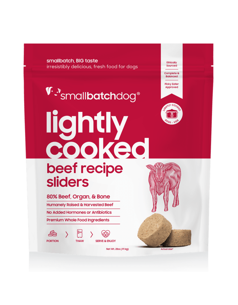 Smallbatch Pets Smallbatch Frozen Dog Food Lightly Cooked | CASE Beef 5 lbs (*Frozen Products for Local Delivery or In-Store Pickup Only. *)