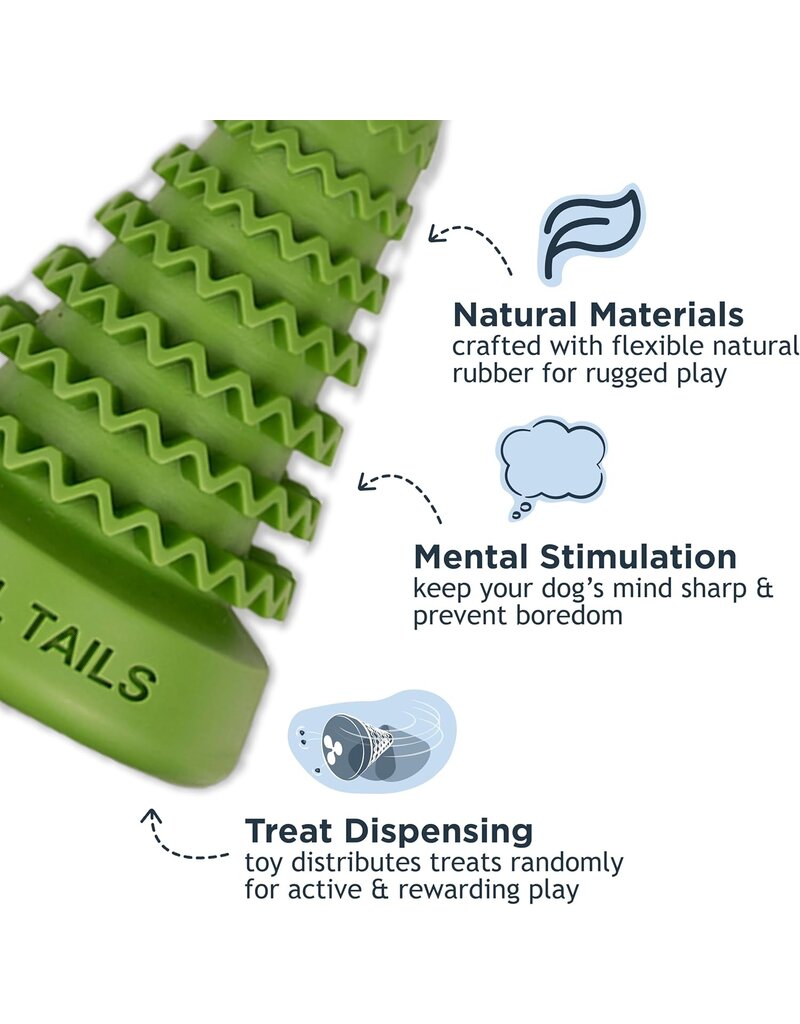 Tall Tails Tall Tails Dog Toys | Rubber Evergreen 4"