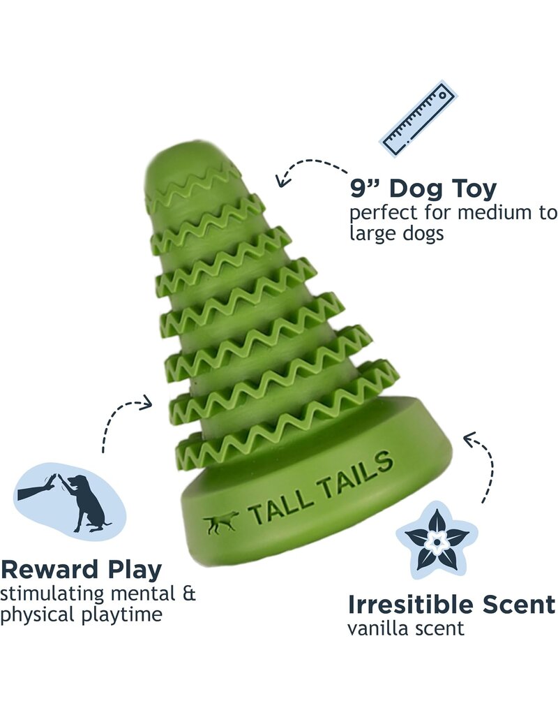 Tall Tails Tall Tails Dog Toys | Rubber Evergreen 4"