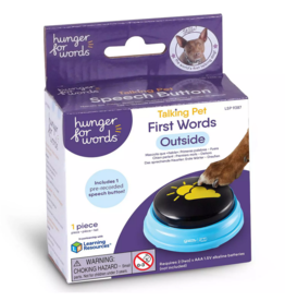 Hunger For Words Hunger For Words | Talking Pet Speech Button 1 Piece