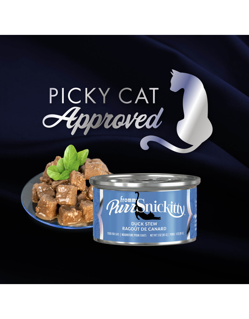 Fromm Fromm PurrSnickitty Canned Cat Food | Duck Stew 3 oz single