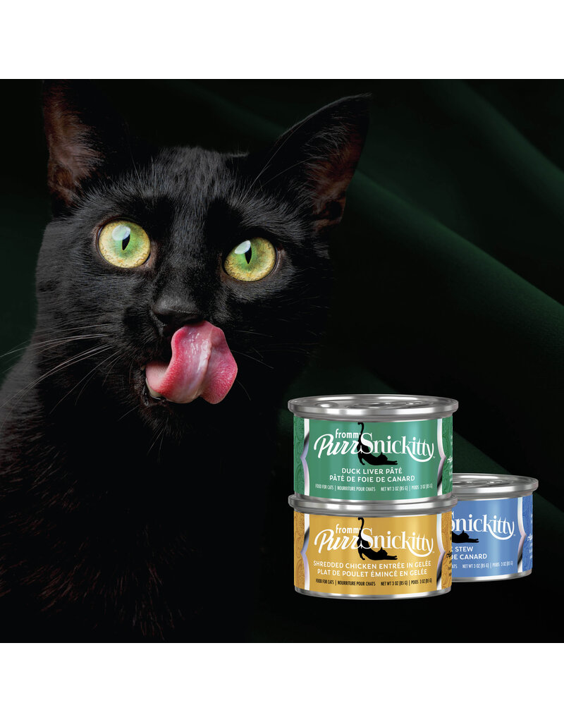 Fromm Fromm PurrSnickitty Canned Cat Food | Duck Liver Pate 3 oz CASE/12