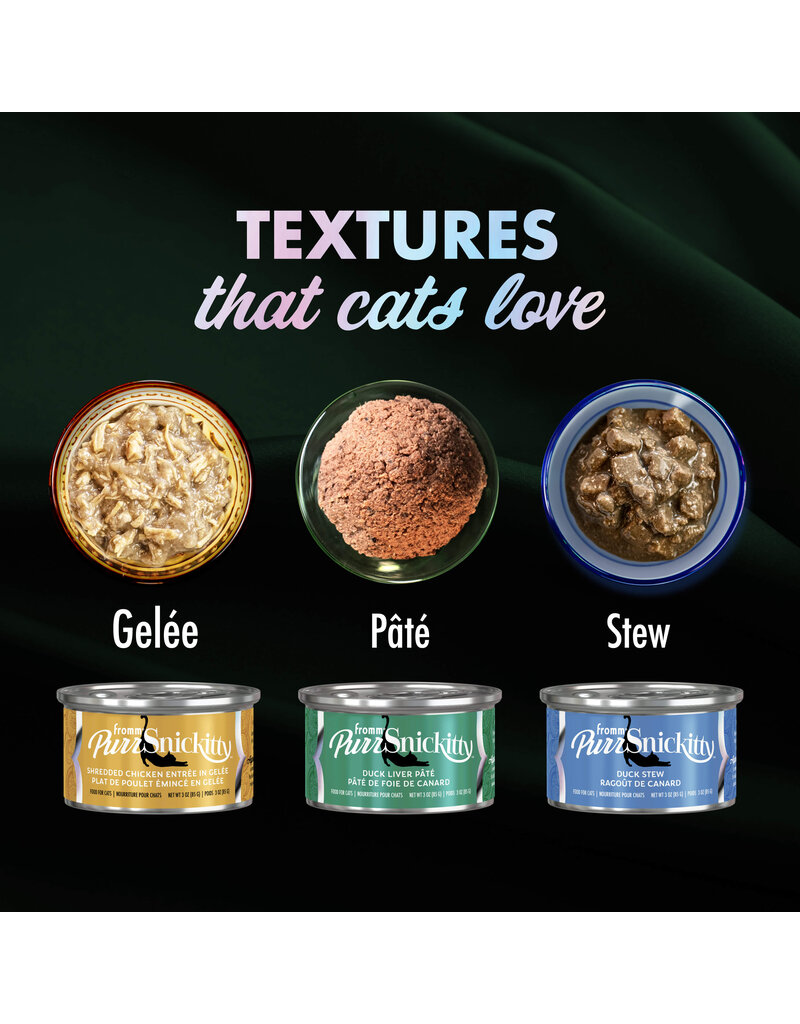 Fromm Fromm PurrSnickitty Canned Cat Food | Duck Liver Pate 3 oz CASE/12