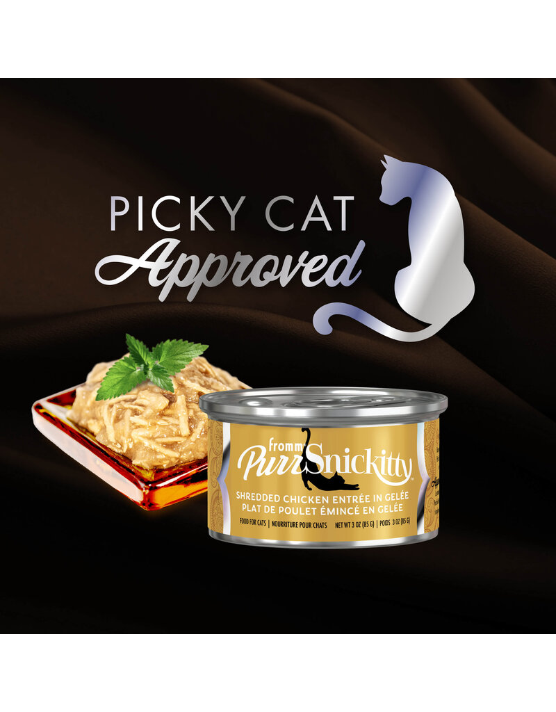 Fromm Fromm PurrSnickitty Canned Cat Food | Shredded Chicken in Gelee 3 oz single