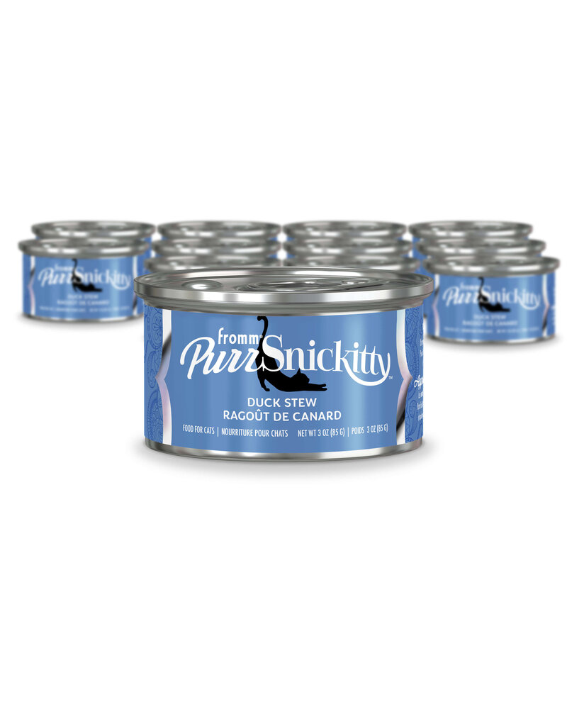 Fromm Fromm PurrSnickitty Canned Cat Food | Duck Stew 3 oz CASE/12
