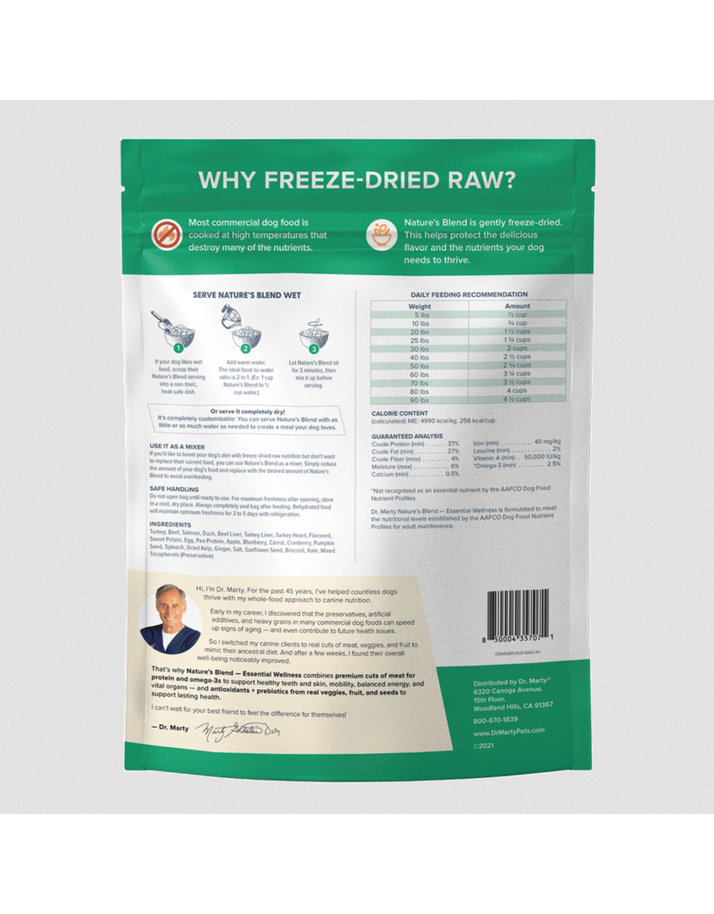 Dr. Marty's Dr Marty's Freeze Dried Dog Food | Essential Wellness Nature's Blend 80 oz