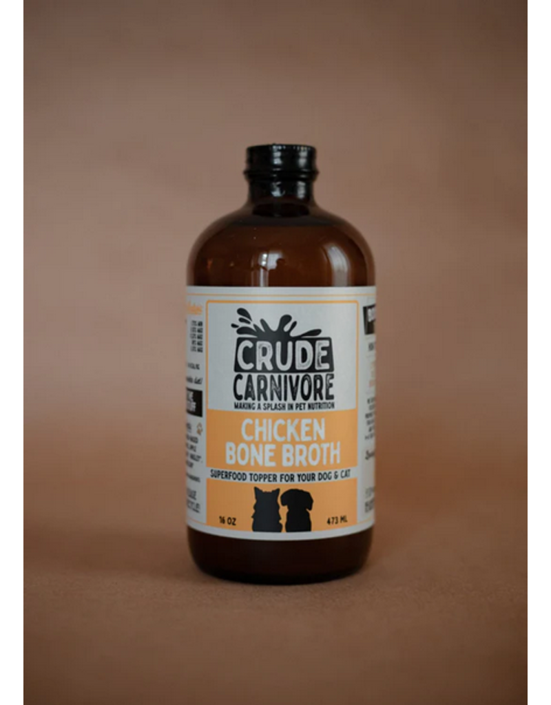 Crude Carnivore Crude Carnivore Bone Broth | Chicken 16 oz